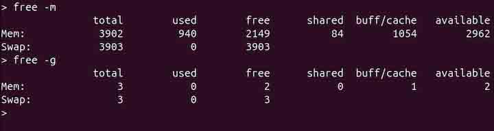 free Command in Linux2