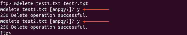 ftp Command in Linux9
