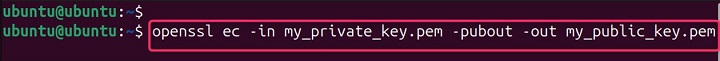 Generating EC public key from private key