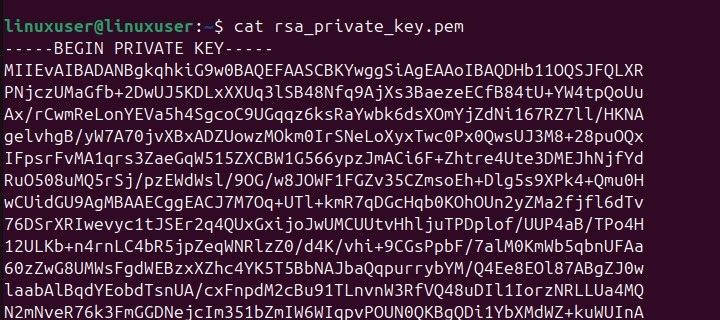 genrsa Command in Linux6