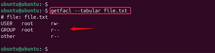 getfacl Command in Linux5