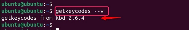 getkeycodes Command in Linux1