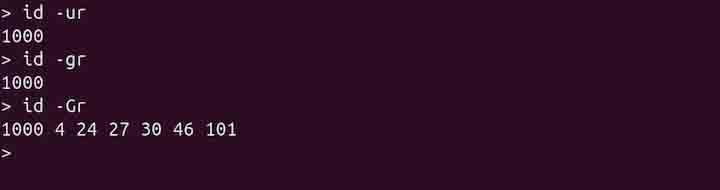 id Command in Linux8