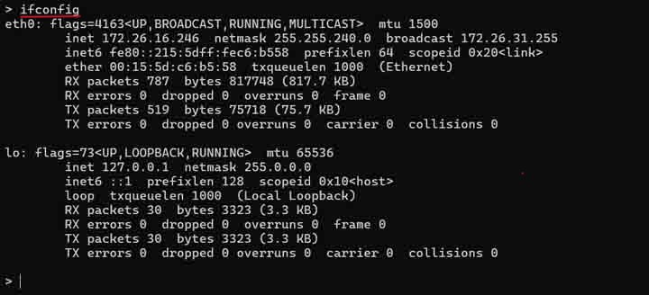 ifconfig Command in Linux1