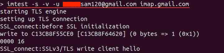 imtest Command in Linux2