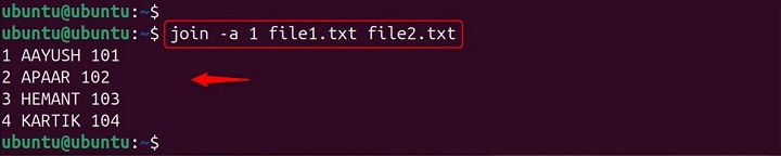 Including Unpairable Lines Using join