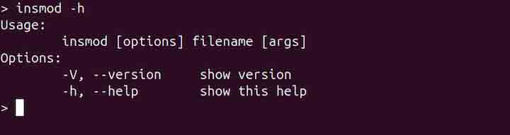 insmod Command in Linux1