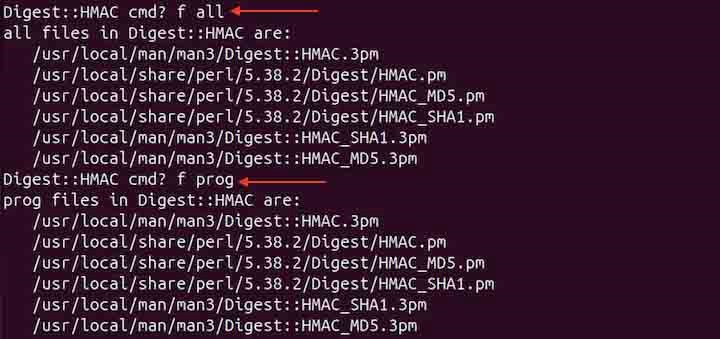 instmodsh Command in Linux5