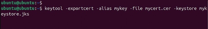 keytool Command in Linux6