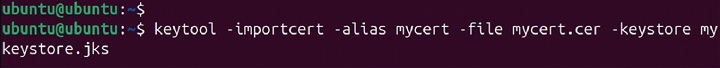 keytool Command in Linux7