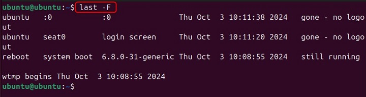 last Command in Linux4