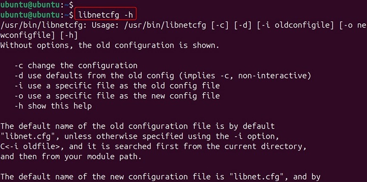 libnetcfg Command in Linux11
