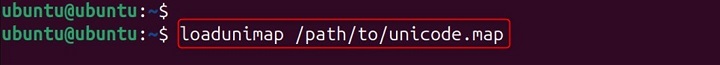 loadunimap Command in Linux12