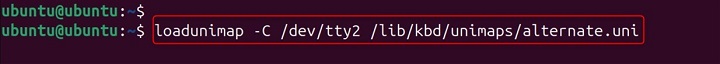 loadunimap Command in Linux7
