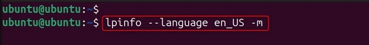 lpinfo Command in Linux12