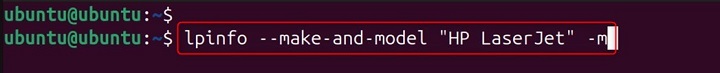 lpinfo Command in Linux13