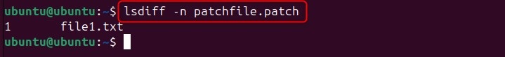 lsdiff Command in Linux2