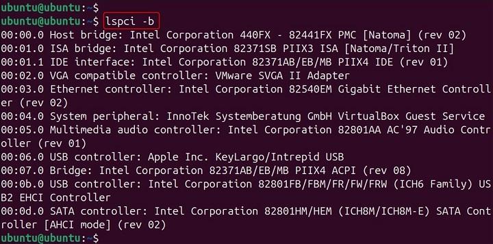 lspci Command in Linux12