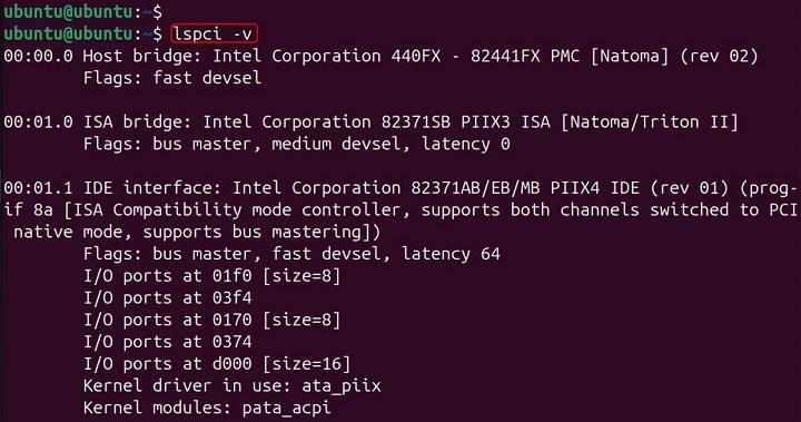 lspci Command in Linux2