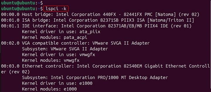 lspci Command in Linux4