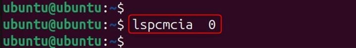 lspcmcia Command in Linux4