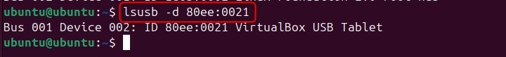 lsusb Command in Linux4