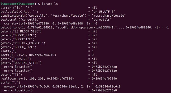 ltrace Command in Linux3