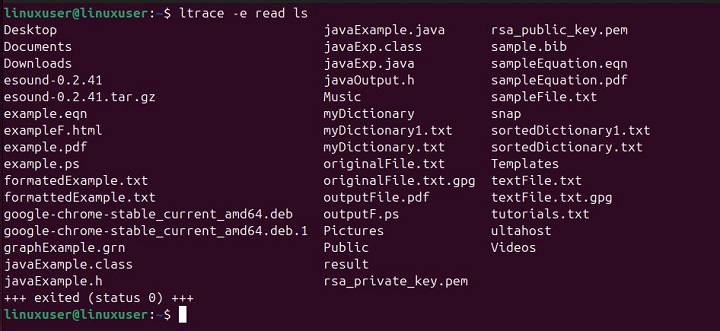ltrace Command in Linux7