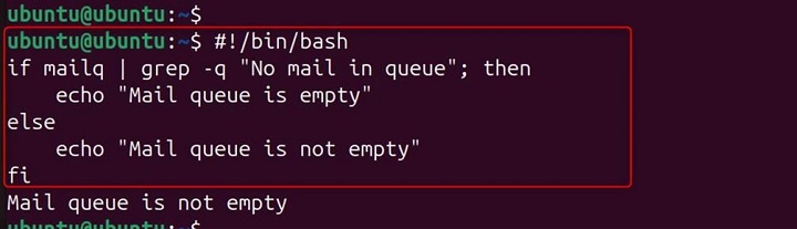 mailq Command in Linux11