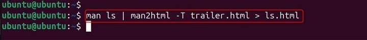 man2html Command in Linux5