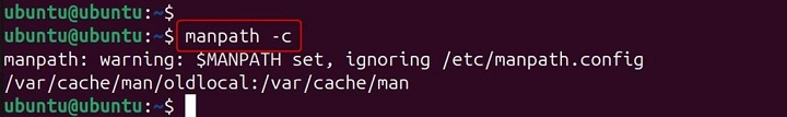 manpath Command in Linux11