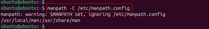 manpath Command in Linux12