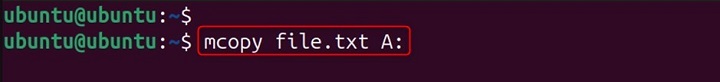 mcopy Command in Linux2
