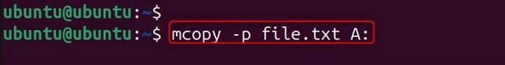 mcopy Command in Linux8