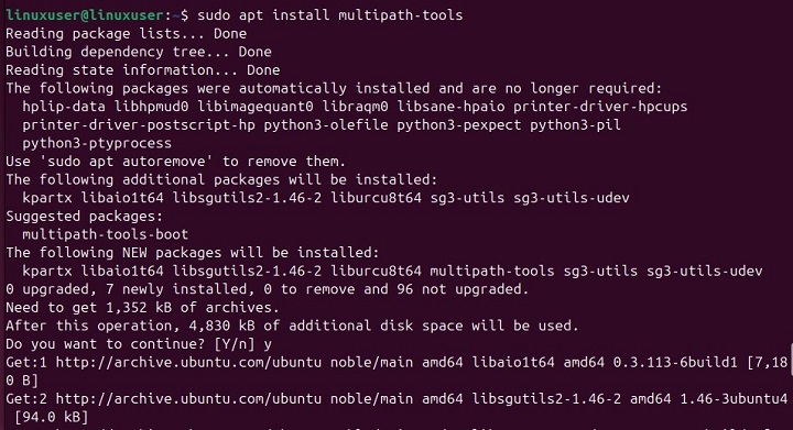 mdmpd Command in Linux1