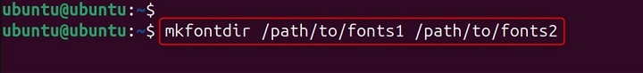 mkfontdir Command in Linux4