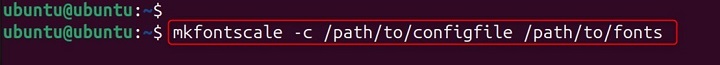 mkfontscale Command in Linux10