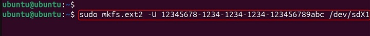 mkfs.ext2 Command in Linux6
