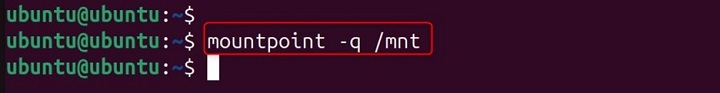 mountpoint Command in Linux3