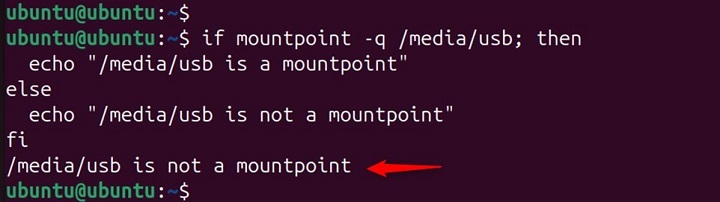 mountpoint Command in Linux8