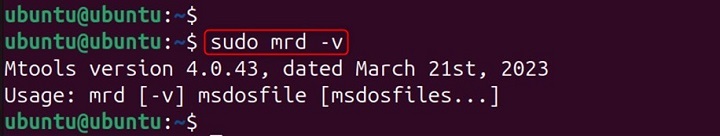 mrd Command in Linux2