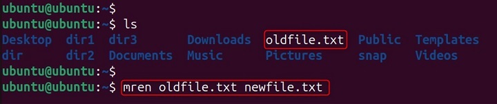 mren Command in Linux2