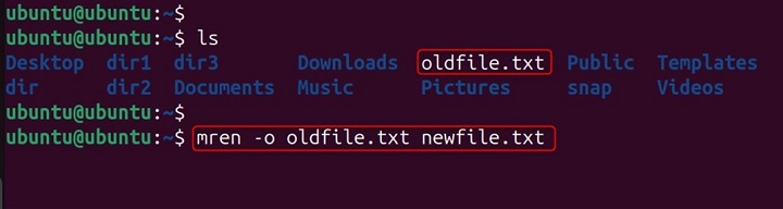 mren Command in Linux5