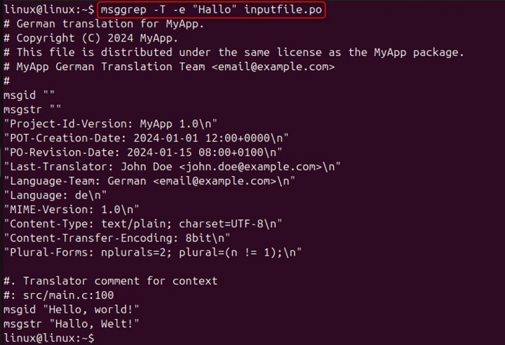 msggrep Command in Linux3