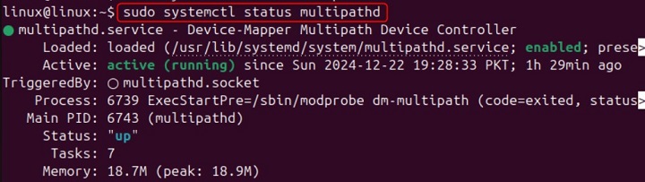 multipathd Command in Linux2