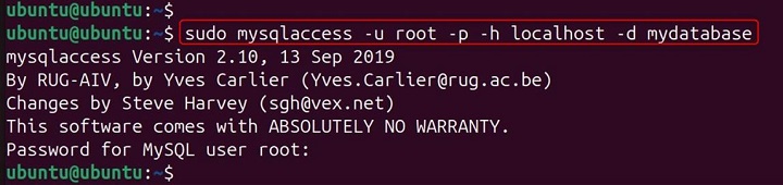 mysqlaccess Command in Linux5