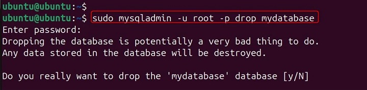 mysqladmin Command in Linux5