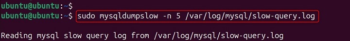 mysqldumpslow Command in Linux11