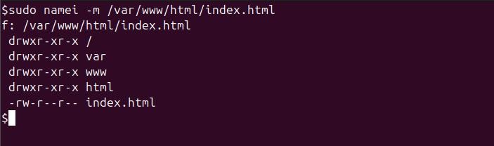 namei Command in Linux4