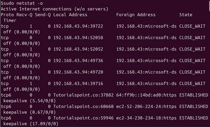 netstat Command in Linux3